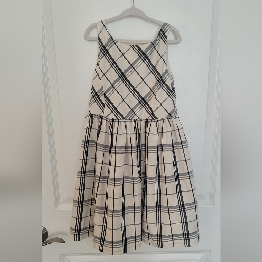 Girls Black & White plaid Polo Ralph Lauren dress- Size 6